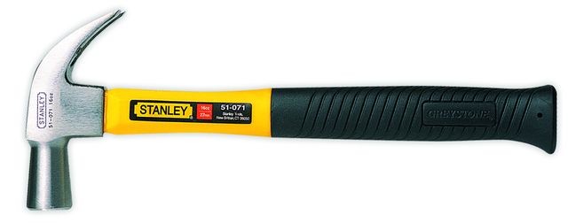 STANLEY 51-071 16oz FIBREGLASS NAIL HAMMER